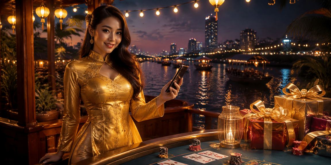 Người phụ nữ mặc áo dài bên sông Mekong – hình ảnh bình yên và tự chủ trong cuộc sống